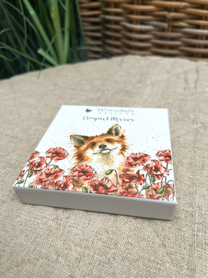Wrendale Designs Taschenspiegel mit Fuchs Motiv
