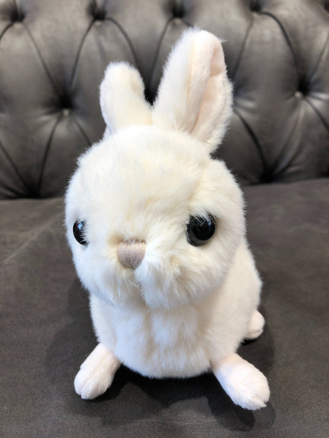 Bukowski Hasen Kuscheltier Zeus in weiß.