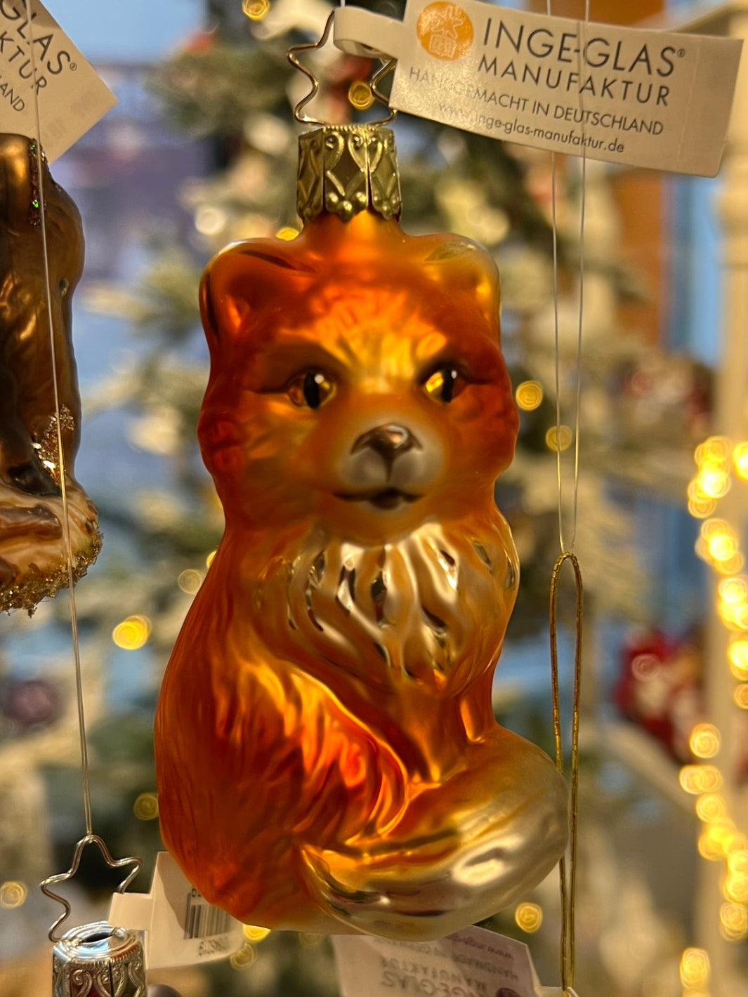 Fuchs von Inge Glas für den Weihnachtsbaum