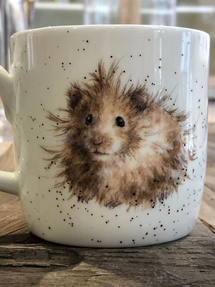 Rückseite der Hamster Tasse von Wrendale Designs.
