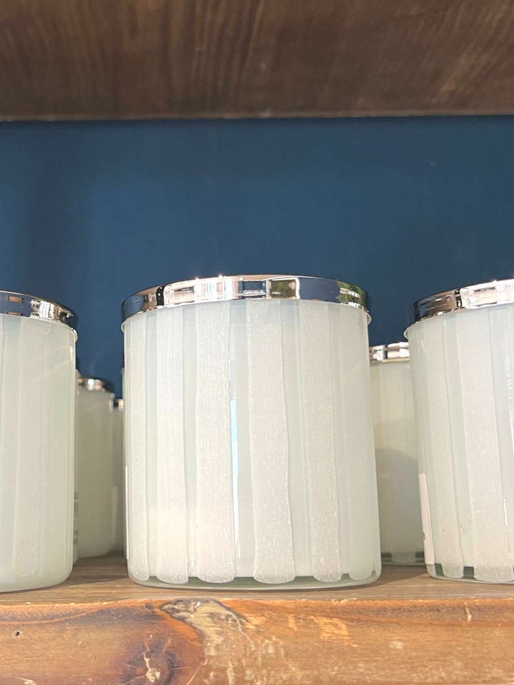 Weißes Santa Monica Votive Windlicht von Rivièra Maison