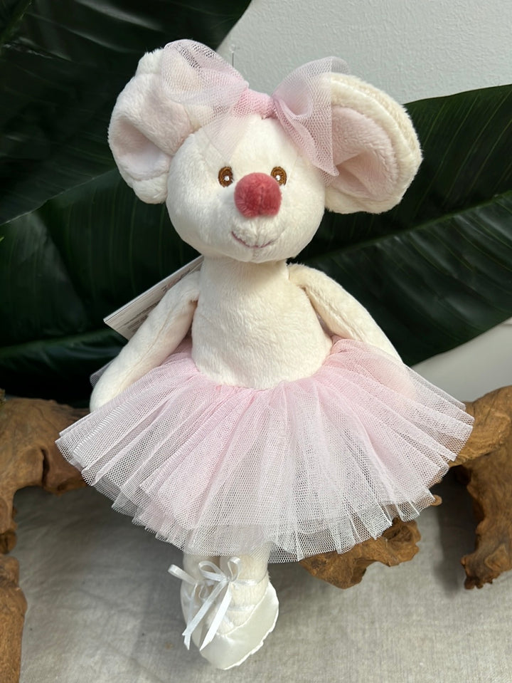 Kuschelmaus mit rosa Tütü von Bukowski