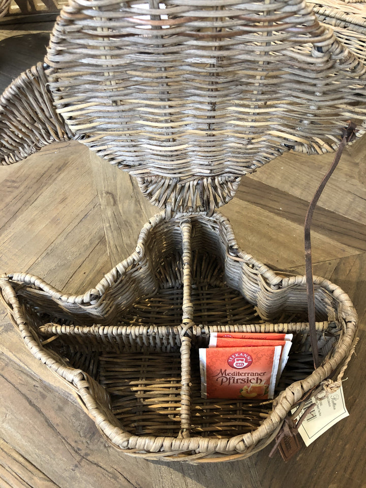 Rustic Rattan Tea Pot Tea Box von Riviera Maison - Südstrand