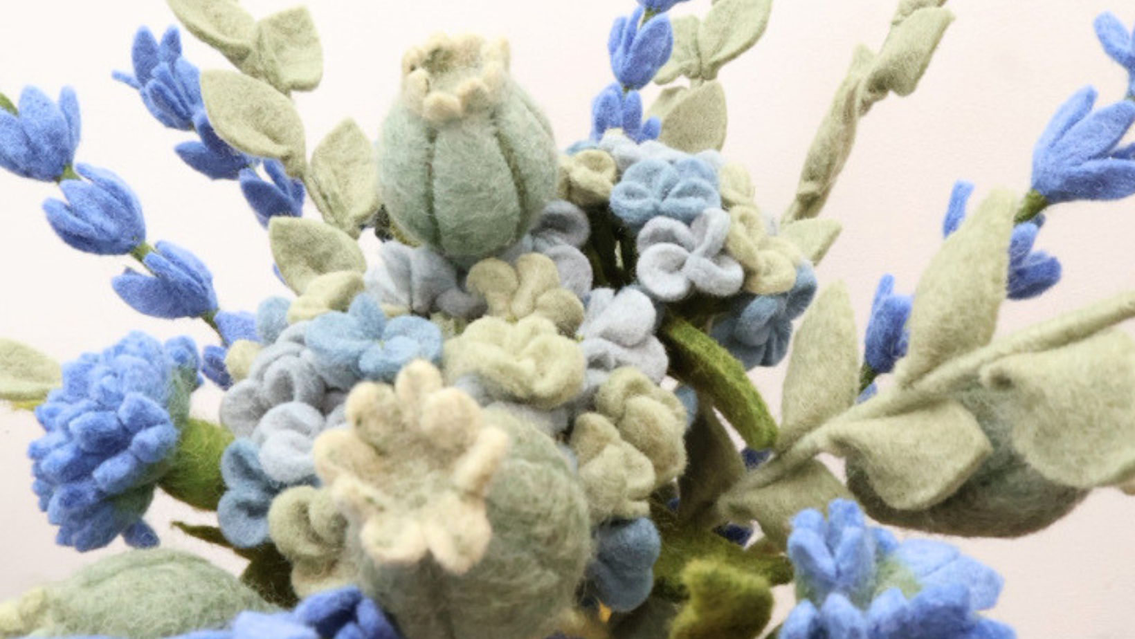 Blumensträuße aus Filz