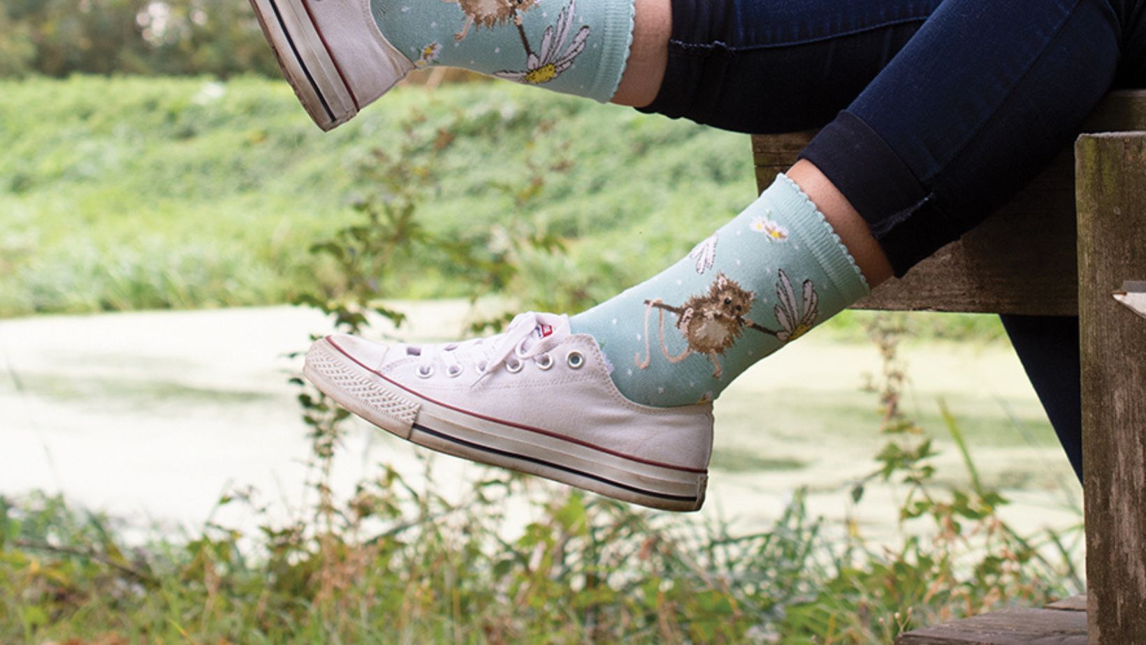 Socken für Frauen mit Tier-Motiven von Wrendale Designs.