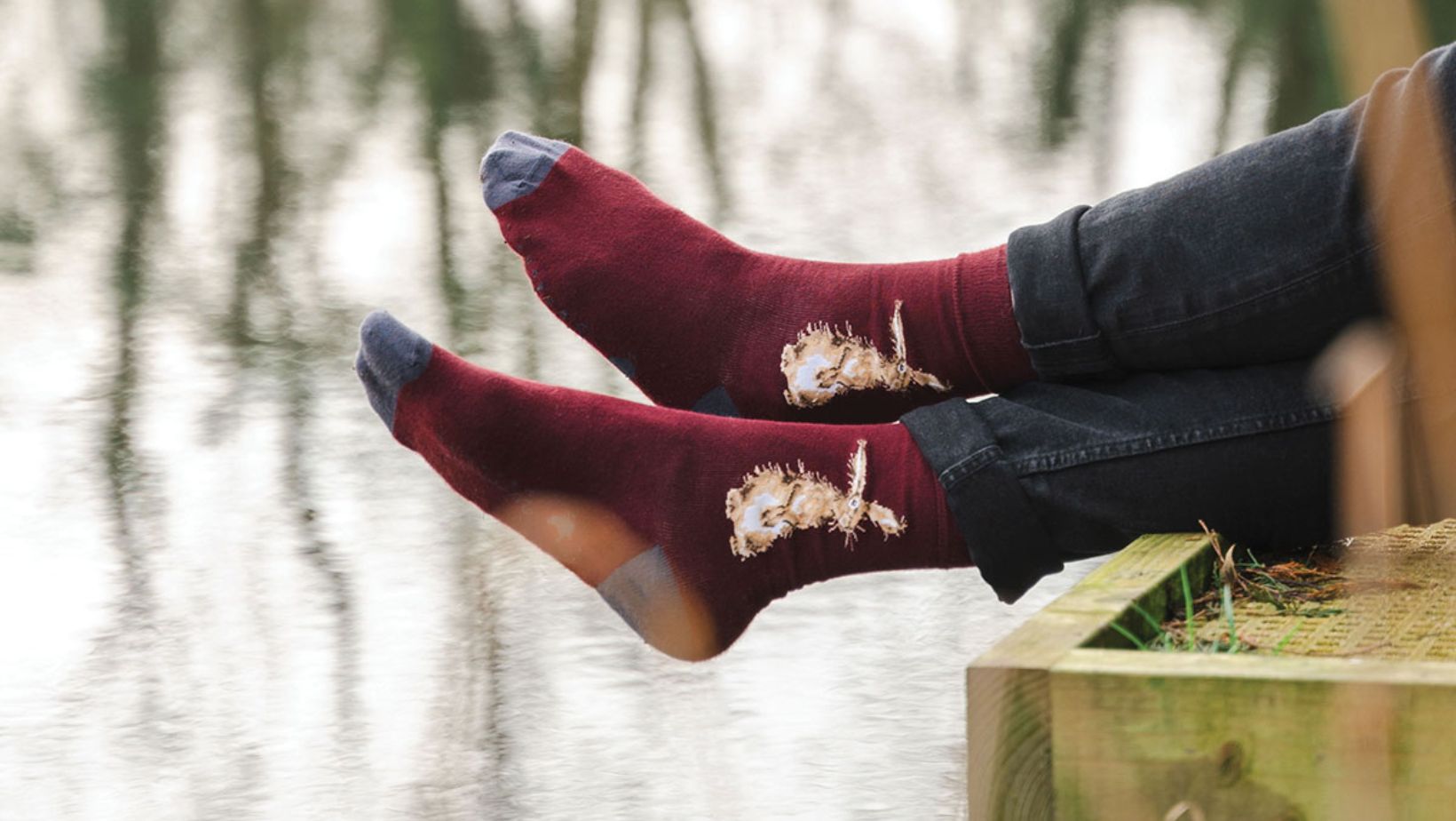 Socken für Männer mit Tier-Motiven von Wrendale Designs.