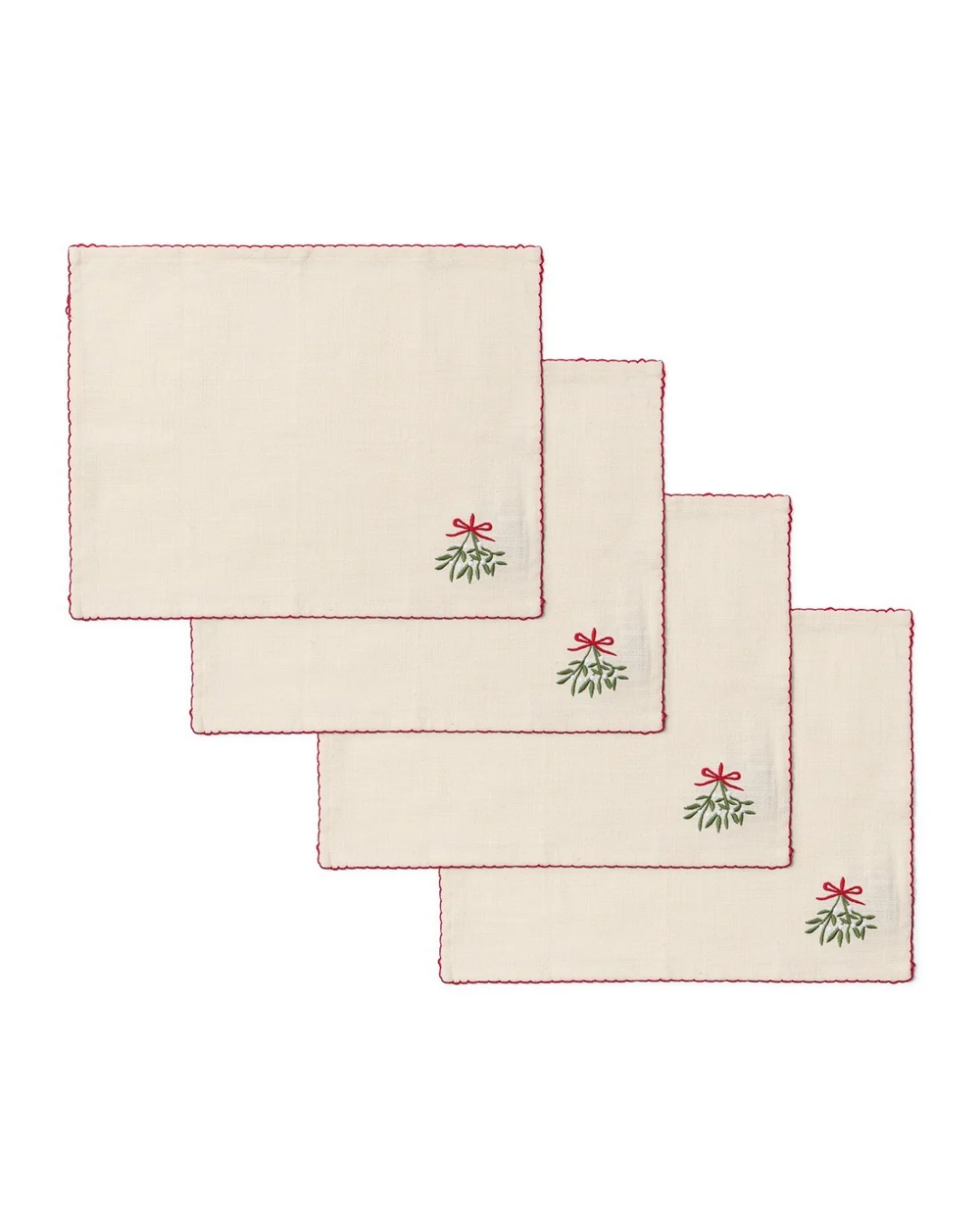 Mistletoe Charm 4er-Tischsets von Rivièra Maison