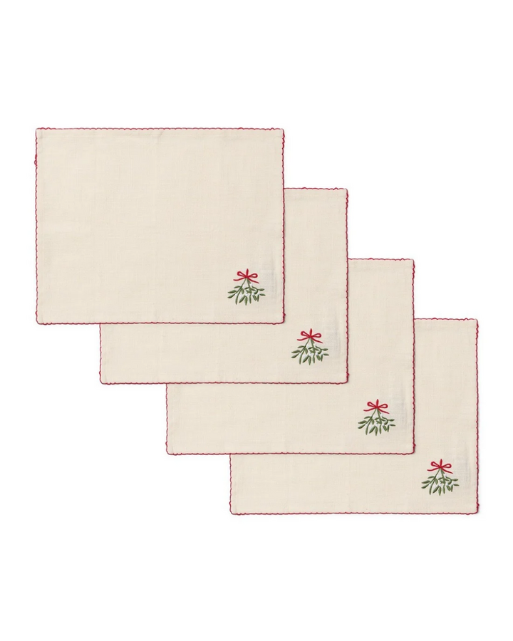 Mistletoe Charm 4er-Tischsets von Rivièra Maison