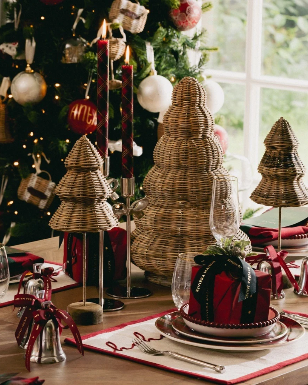 Tannenbaum "Rustic Rattan Wavy Christmas Tree" von Rivièra Maison