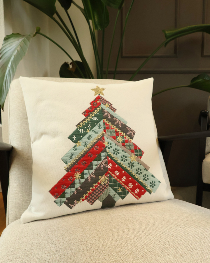 Tannenbaum Kissenbezug "Acadian 45x45" von Sander Table + Home