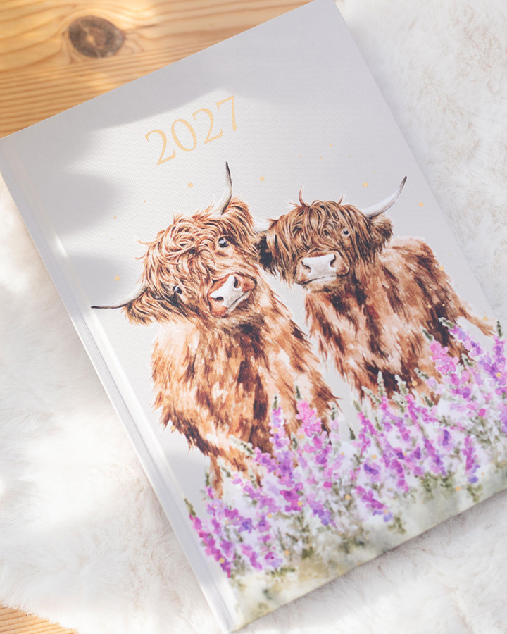 Großer Taschenkalender 2027 von Wrendale Designs
