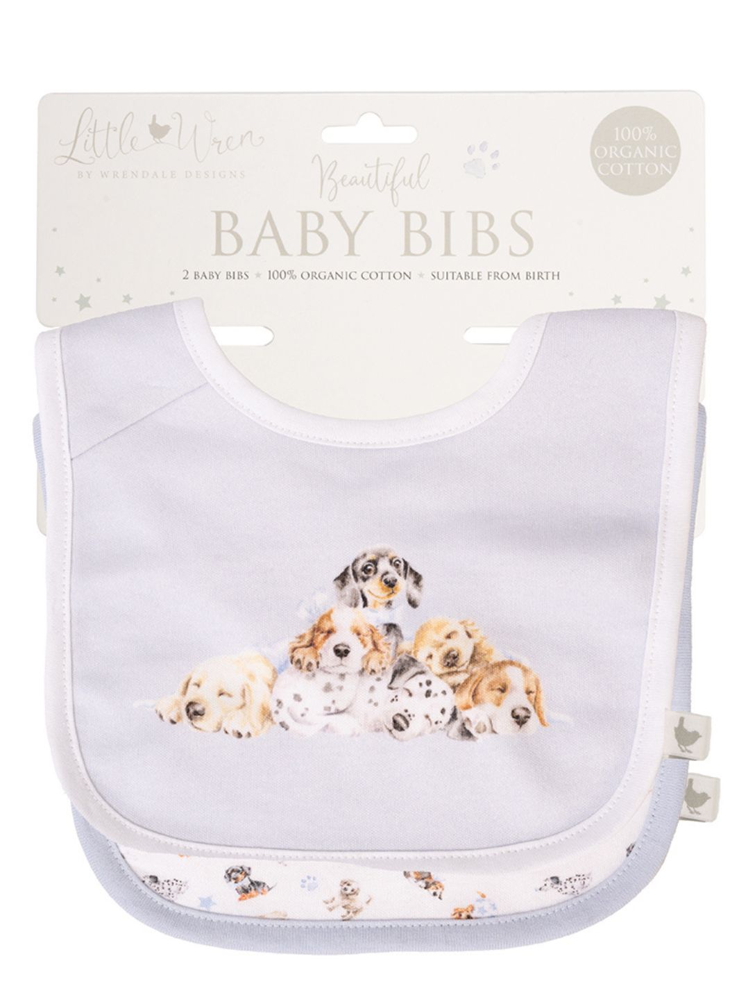 Baby Lätzchen Set Hunde von Wrendale Designs