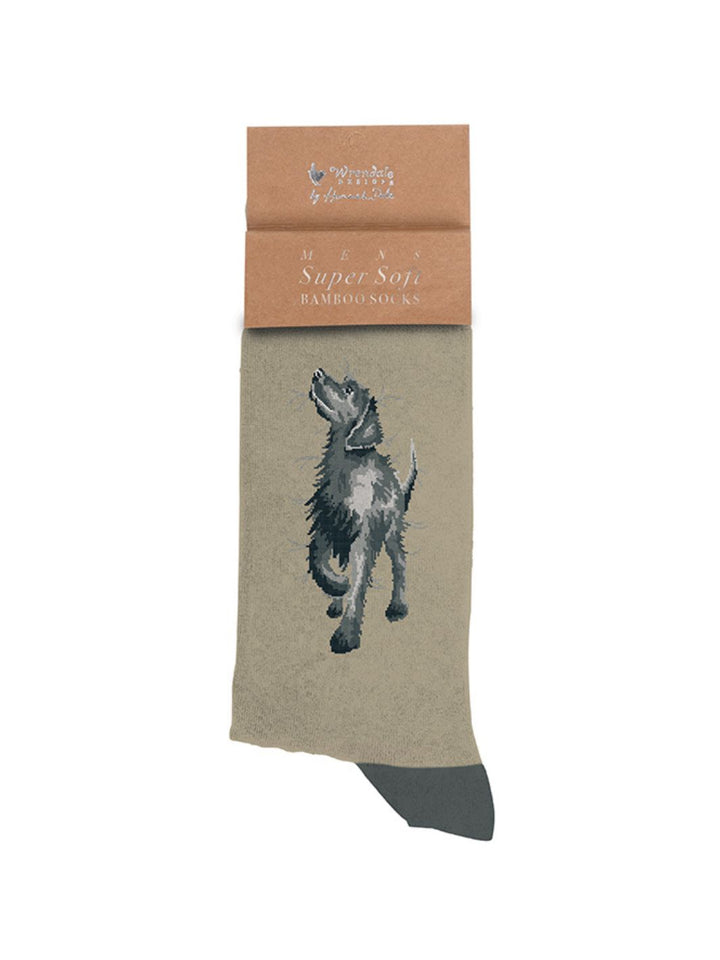 Socken aus Bambus mit einem niedlichen Hunde-Motiv von Wrendale Desigsn.