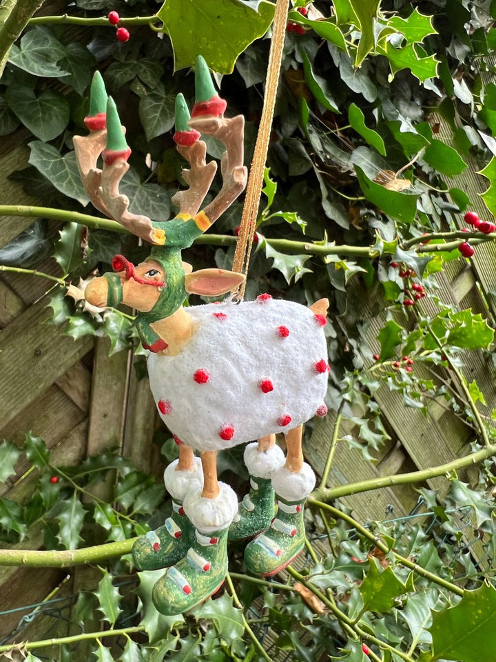 Dash Away Blitzen Mini Ornament Krinkles