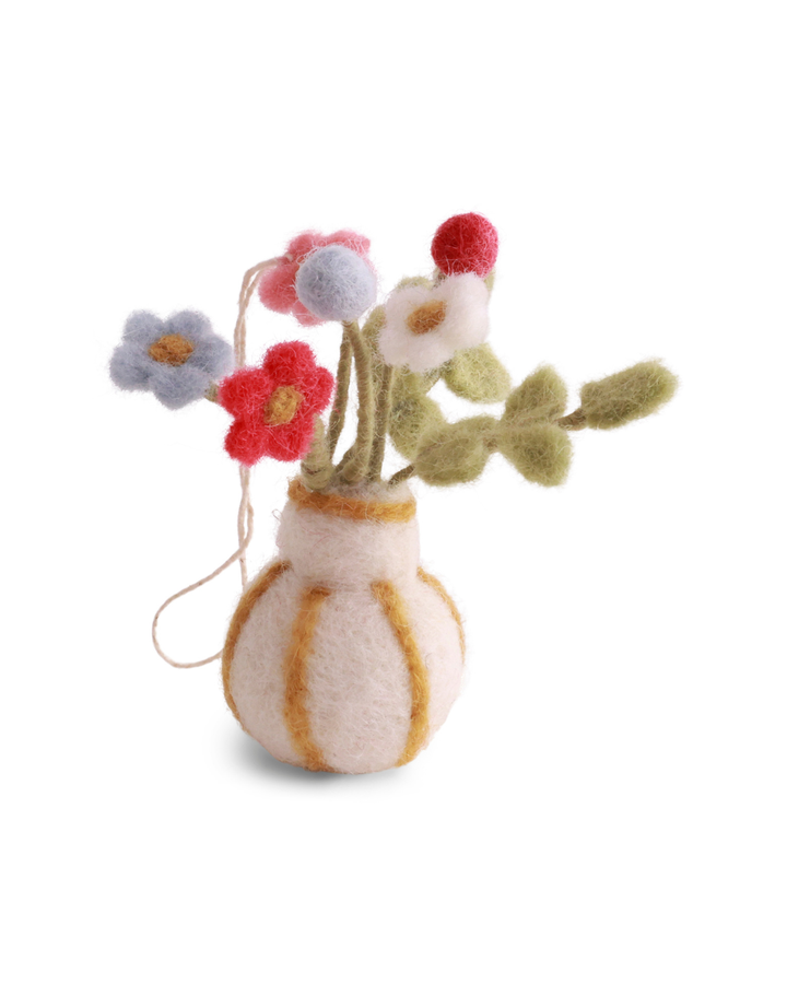 Blumenvase Filzanhänger von Gry & Sif