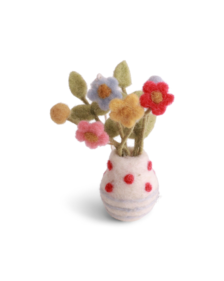 Blumenvase Filzanhänger von Gry & Sif