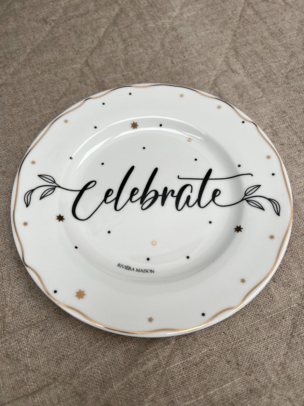 Celebrate Side Plate von Riviera Maison