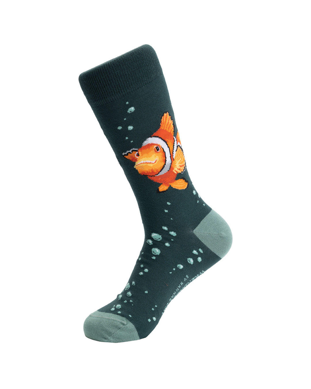 Clownfisch Männersocken von Wrendale Designs vollständig dargestellt