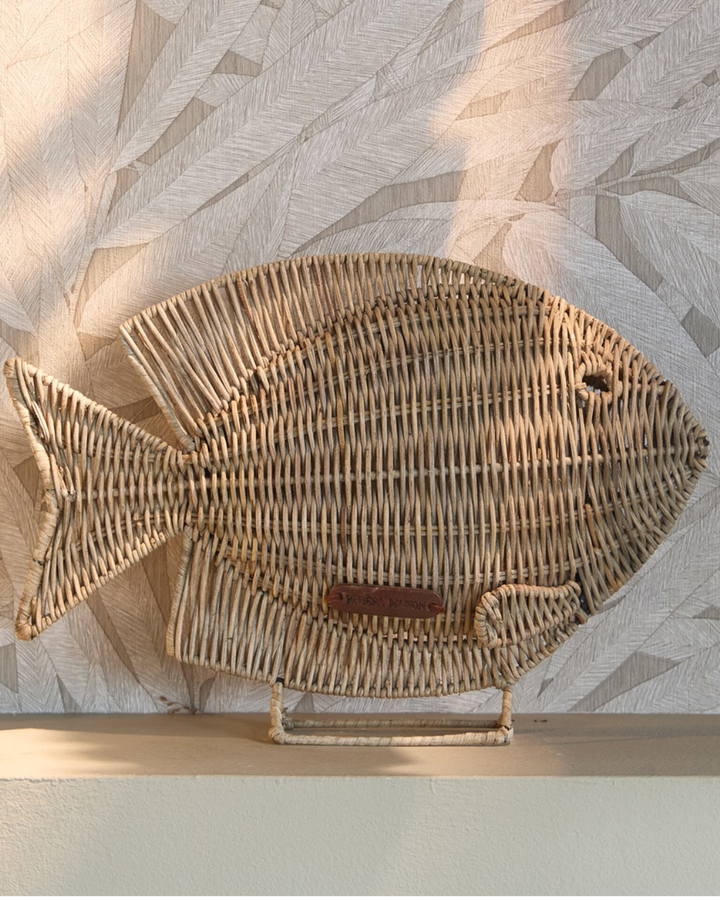 Rustic Rattan "Isola Fish Statue" von Rivièra Maison