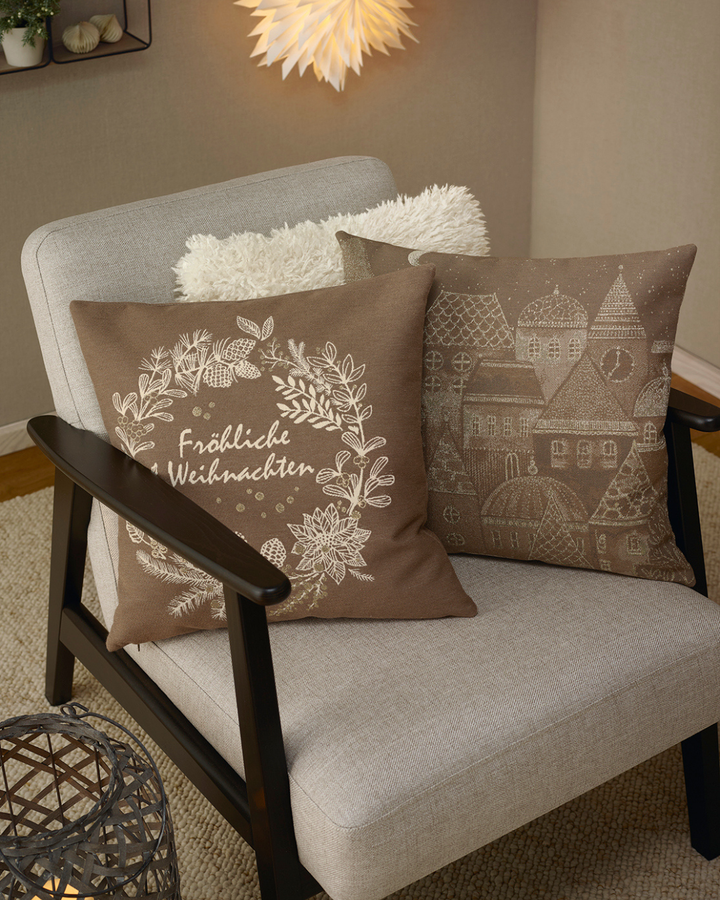 Buon Natale Kissenbezug 45 x 45 cm von Sander