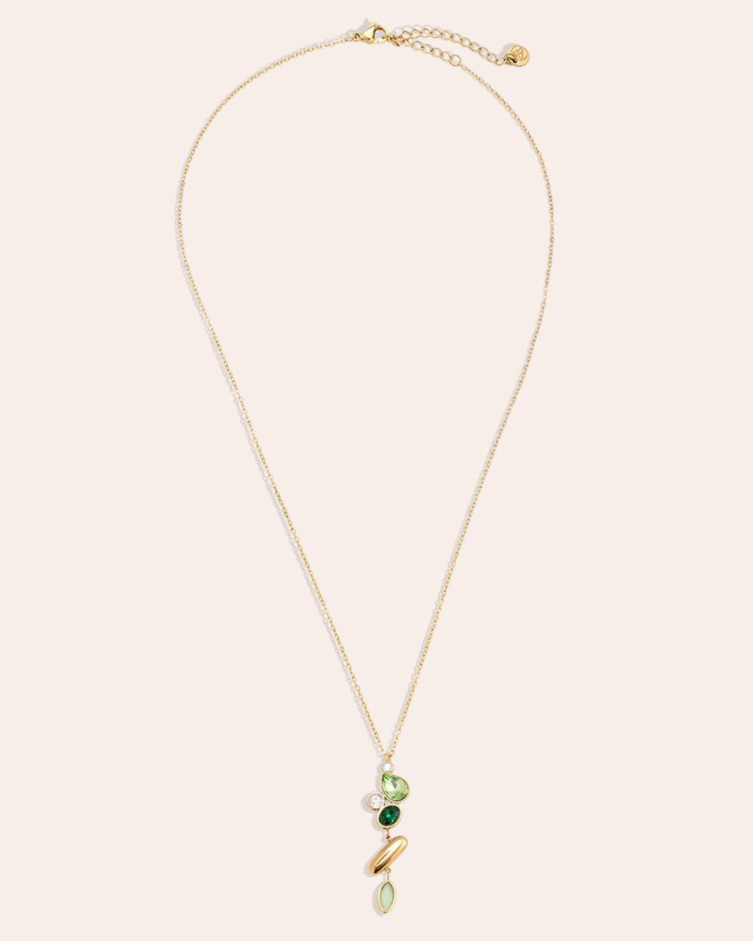 Kette mit grünen Steinen von Dottilove