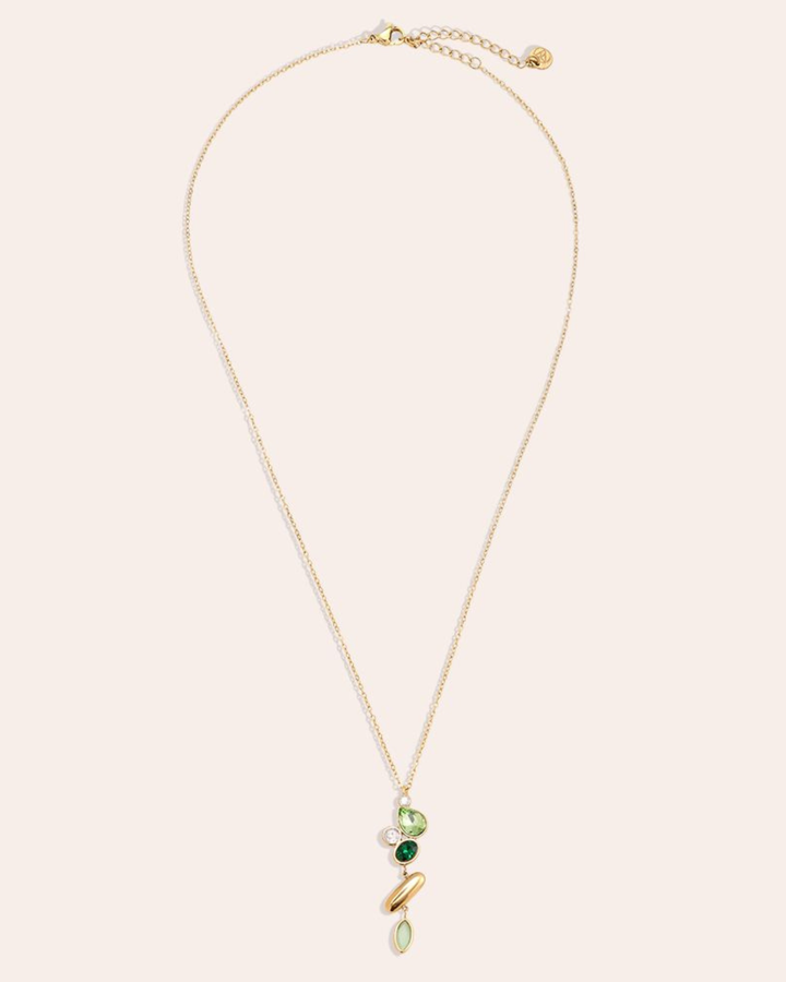 Kette mit grünen Steinen von Dottilove