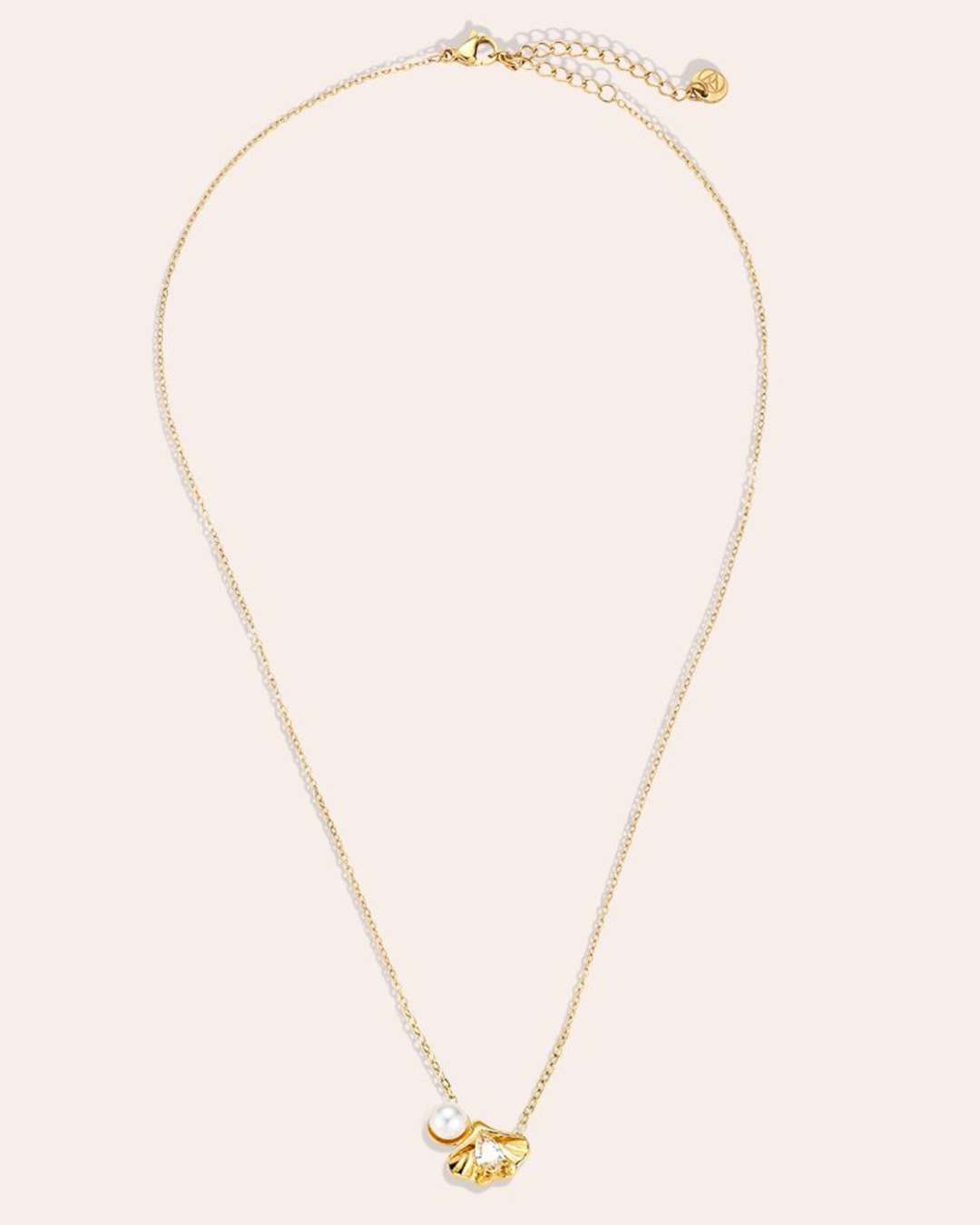 Kette mit Muschel & Perle von Dottilove
