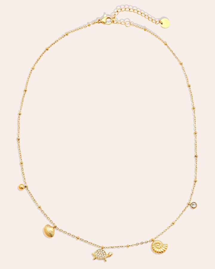 Kette mit Schildkröte & Muscheln von Dottilove