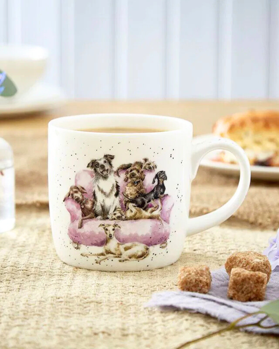 Hunde Tasse "Movie Night" von Wrendale Designs