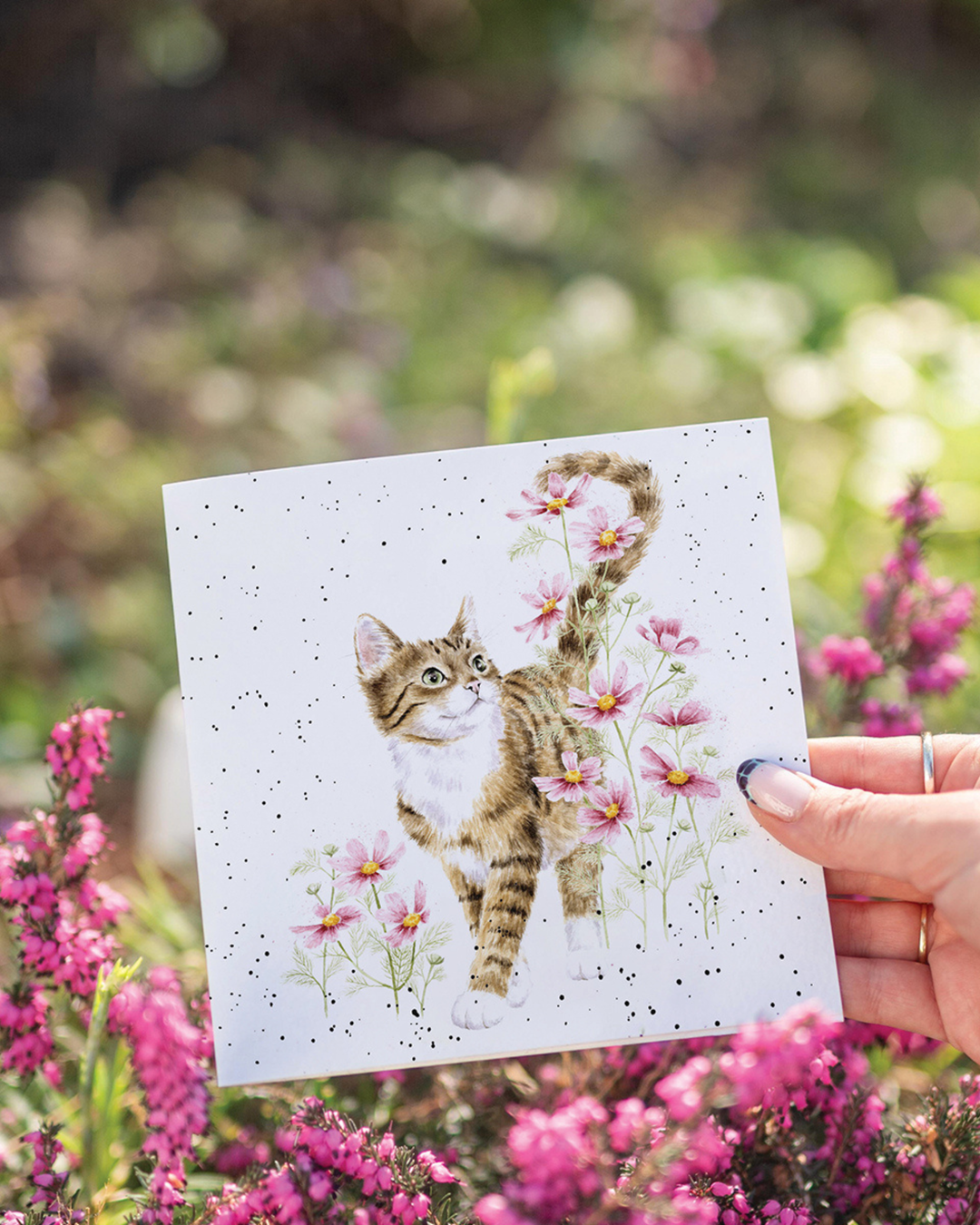 Katzen Grußkarte "Harmony" von Wrendale Designs
