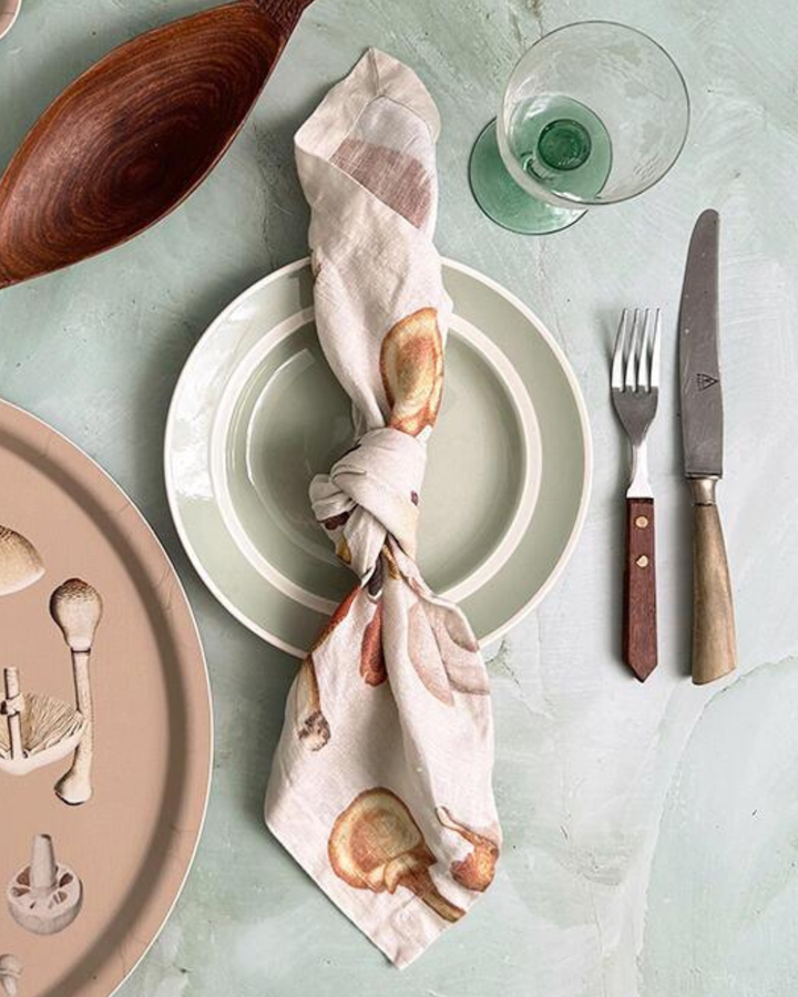 Pilze Stoffserviette "Mushroom" von Koustrup & Co.