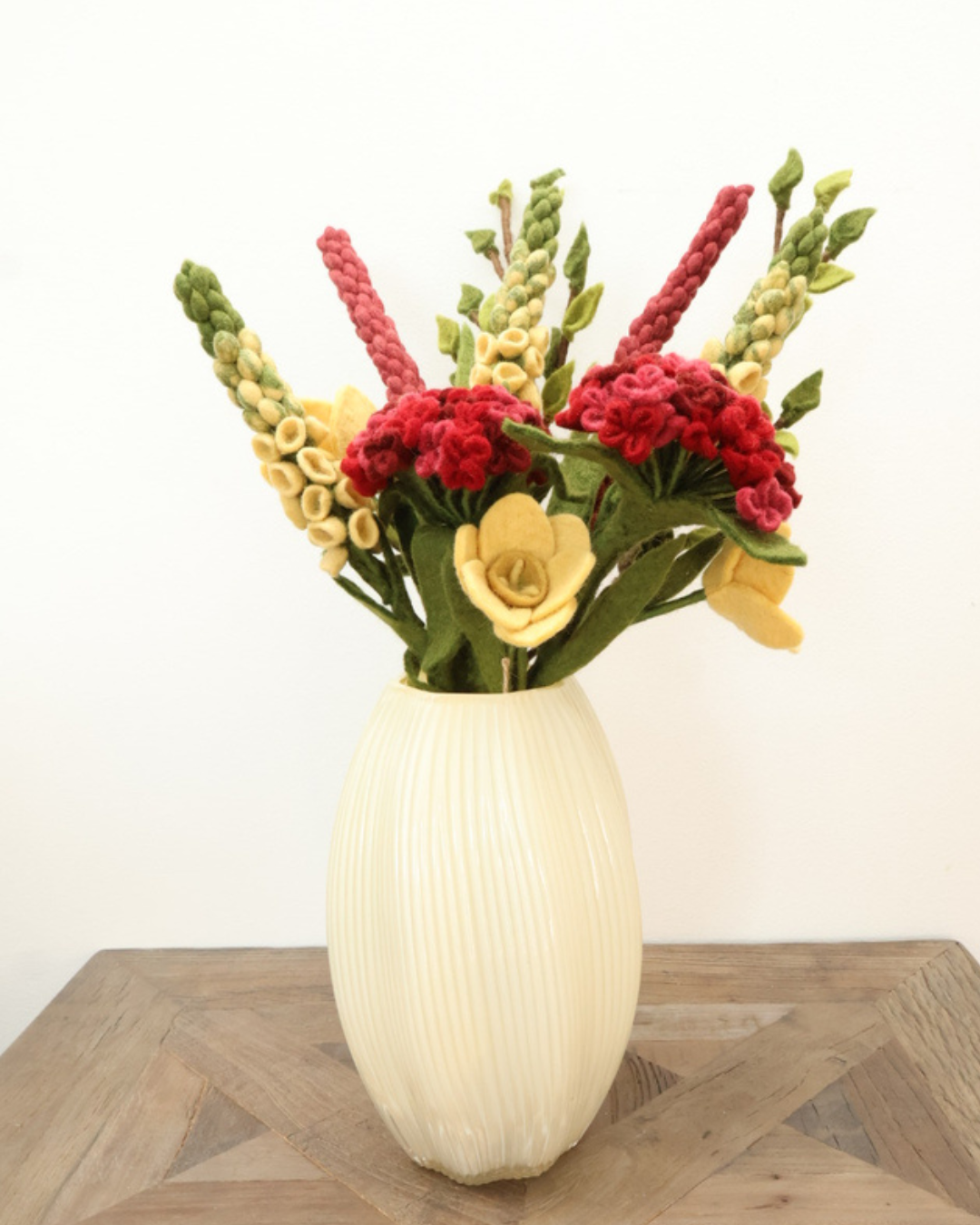 Blumenstrauß "Ich gönn mir was" aus Filz