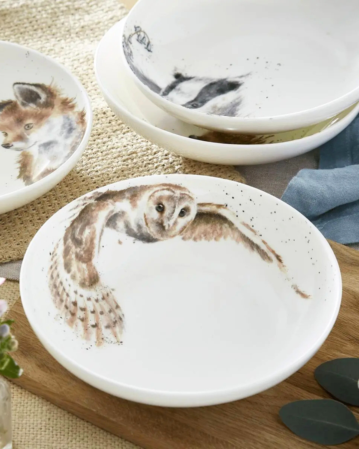 Eulen Suppenteller von Wrendale Designs