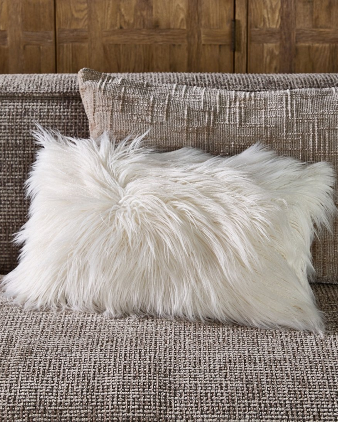Kissenbezug "Stelvio Faux Fur Pillow Cover 50x30" von Rivièra Maison