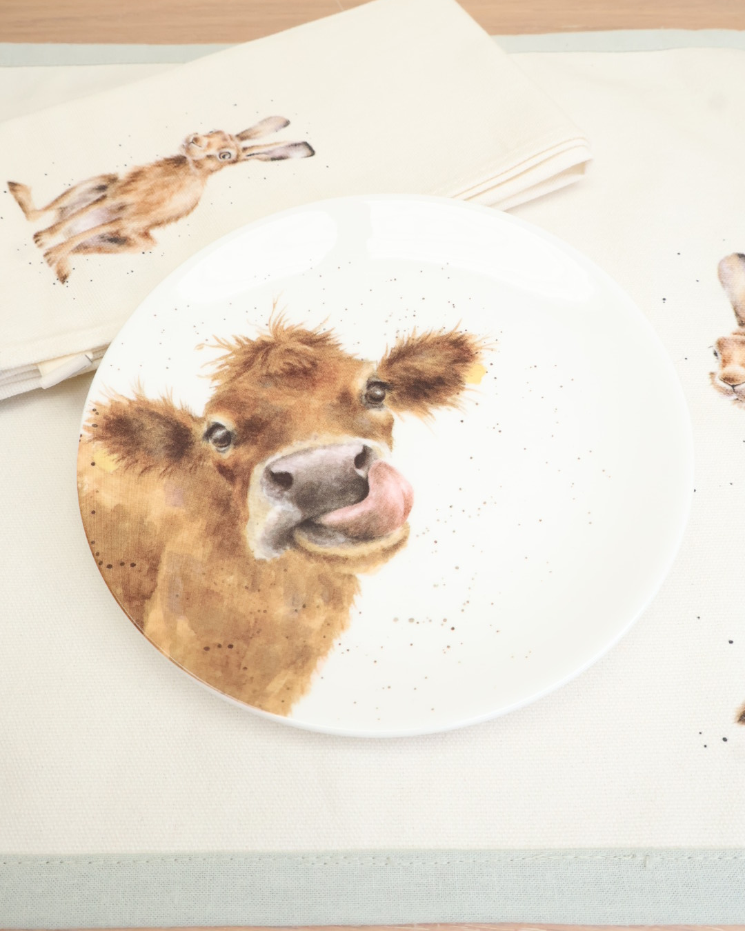 Kleiner Frühstücksteller Kuh "Mooo" von Wrendale Designs