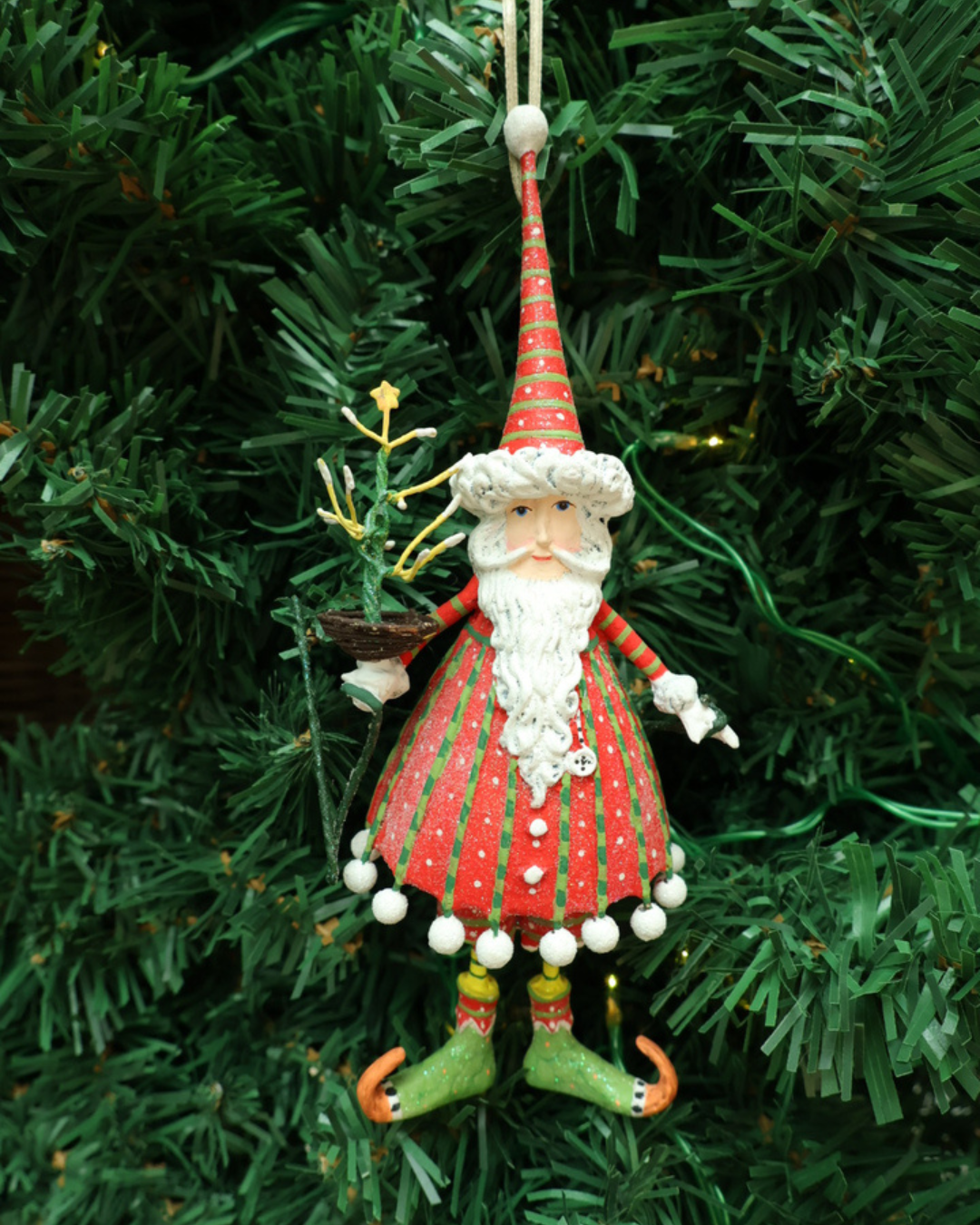 Santa Krinkle "Santa Ornament" von Patience Brewster