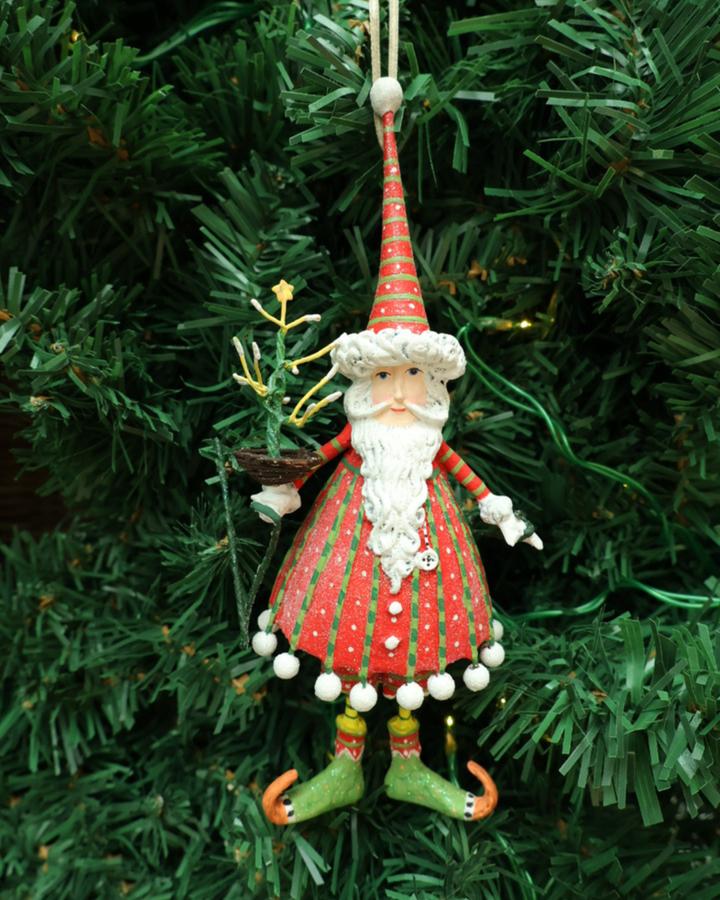 Santa Krinkle "Santa Ornament" von Patience Brewster
