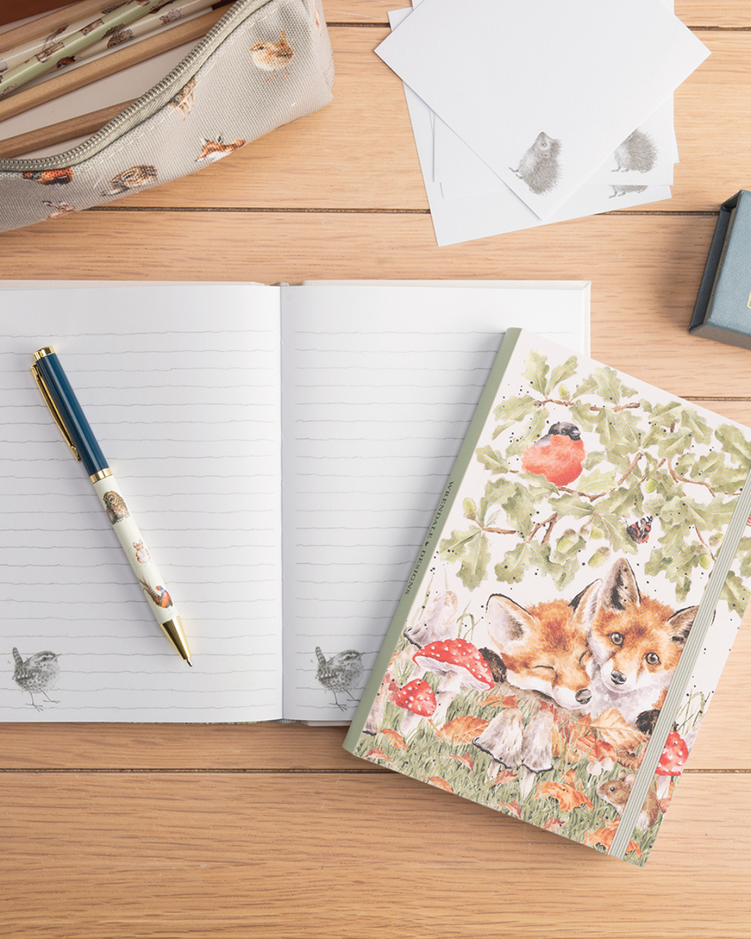 Fuchs Flexi-Notizbuch B6 "Under the Oak Tree" von Wrendale Designs