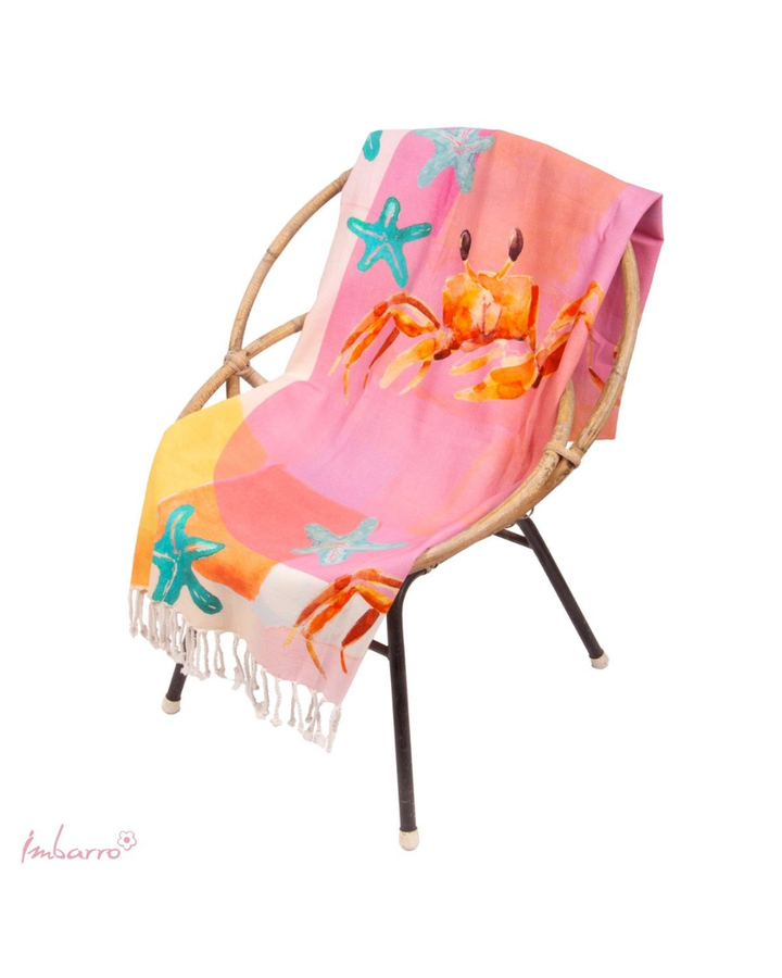 Krabben Hammamtuch "Crabs 100x200" von Imbarro
