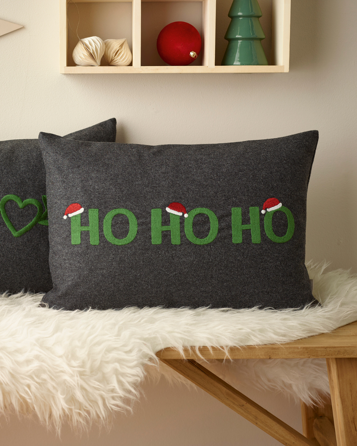 Ho Ho Ho Kissenbezug 34 x 50 cm von Sander