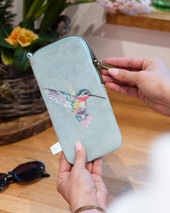 Kolibri Brillenetui "Wisteria Wishes" von Wrendale Designs