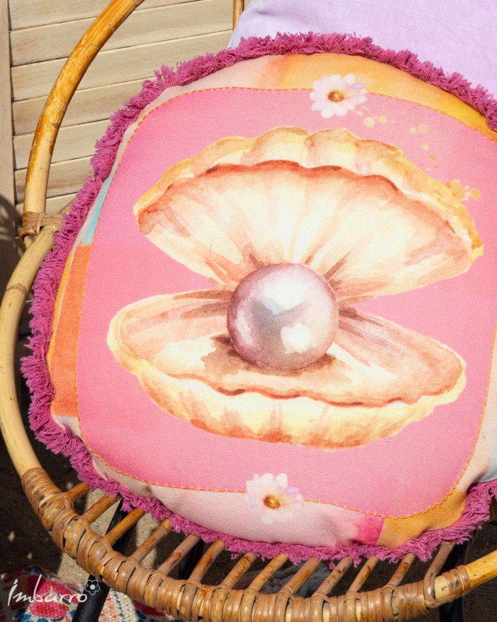Outdoor Perlen Kissen "Pearl" von Imbarro