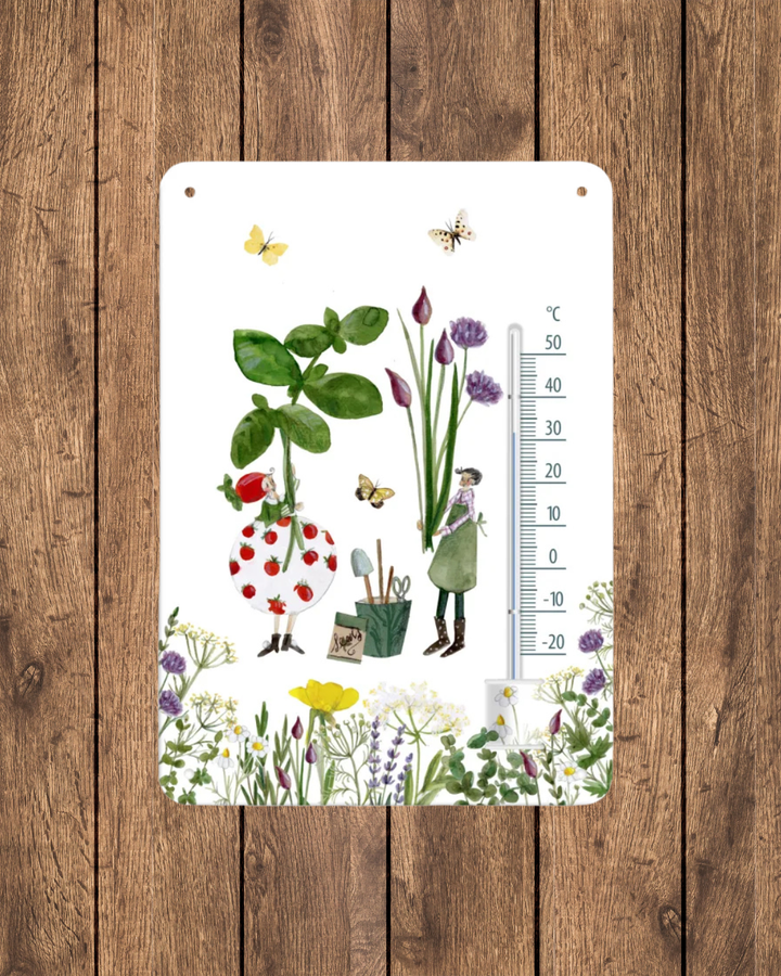 Thermometer "Kräutergarten" vom Grätz Verlag