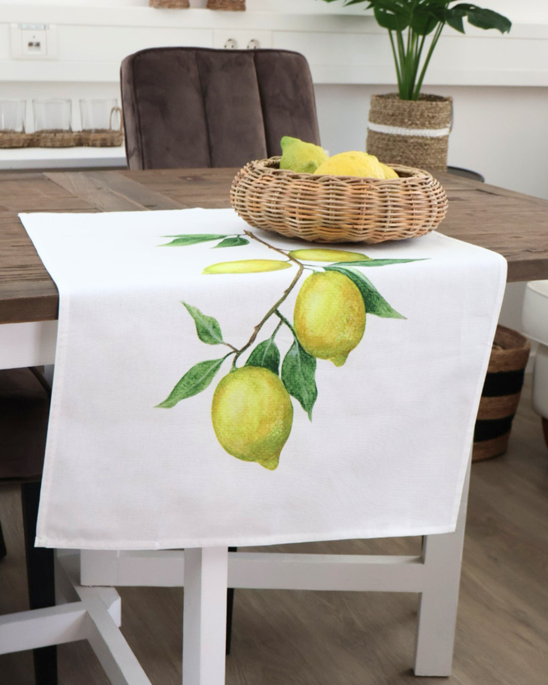 Zitronen Geschirrtuch "Sunny Lemons" von Maluu