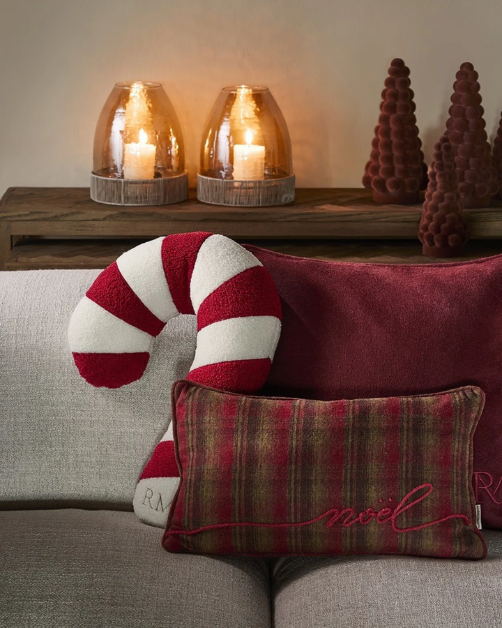 Zuckerstangen-Kissen "Candy Cane Box Pillow" von Rivièra Maison