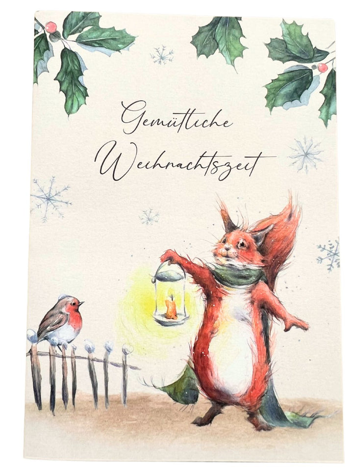 Doppelkarte Gemütliche Weihnachtszeit vom Grätz Verlag