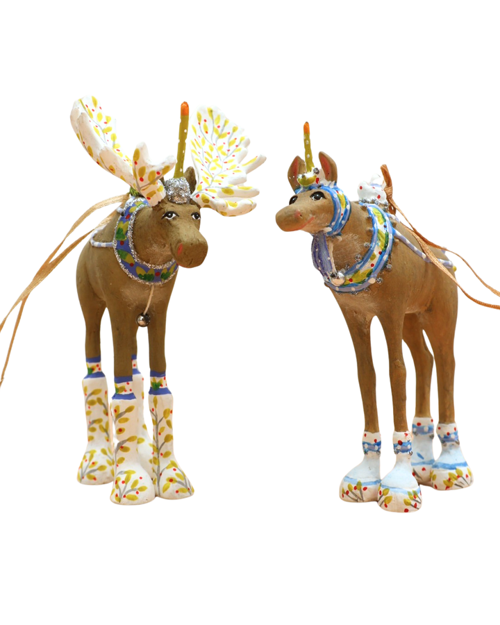 Elch Krinkle "Mini Milton & Maude Moose" von Patience Brewster