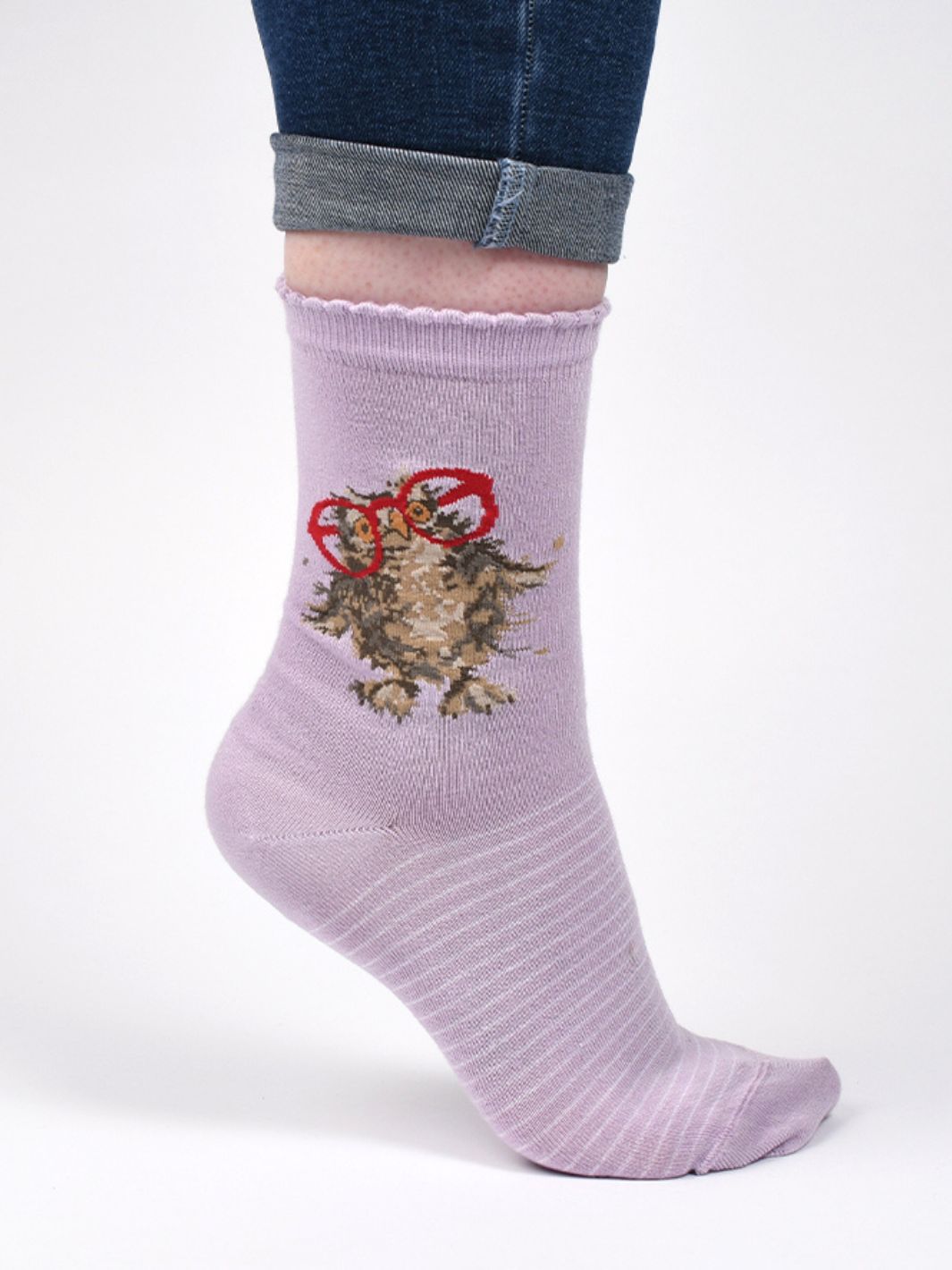 Eulen Socken von Wrendale Designs