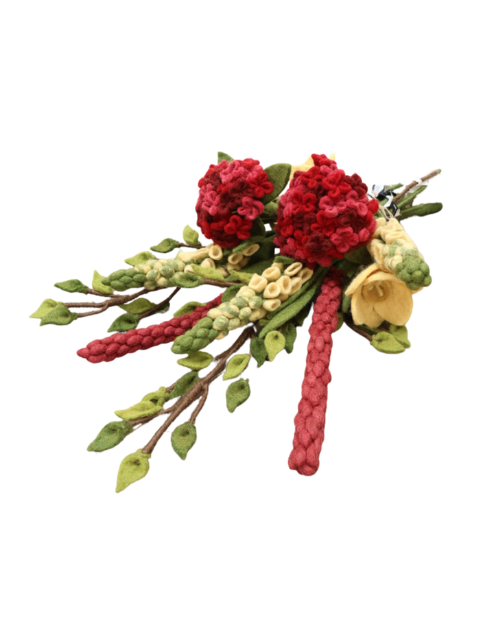 Blumenstrauß "Ich gönn mir was" aus Filz