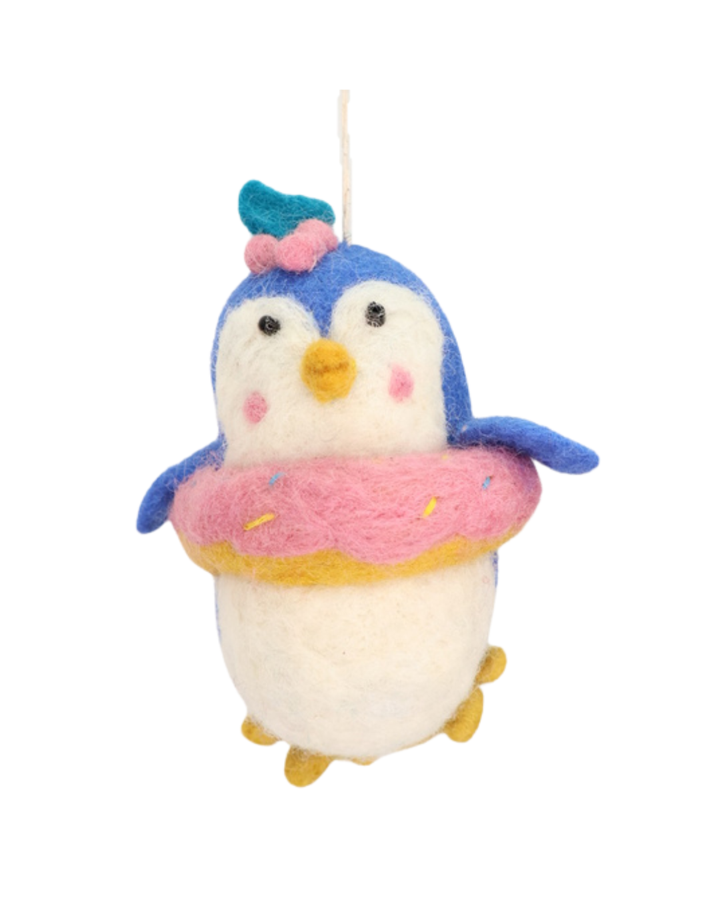 Filzanhänger "Donut Pinguin Elif" von Grace & Gloria